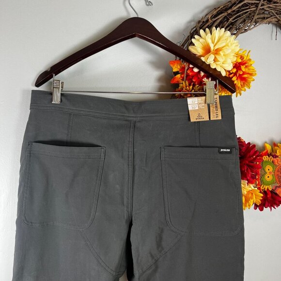 **SOLD PrAna Wonderland Rocks Men's Breathable Woven Pant 32"W 30"L in Dark Iron - Picture 5 of 9